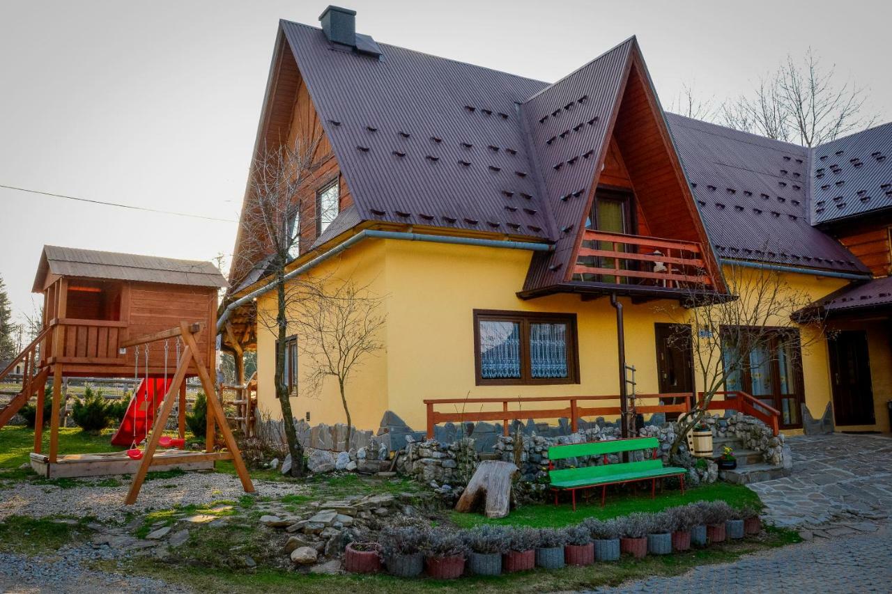 Gasthaus Domek Koniec Swiata Dzianisz Exterior foto